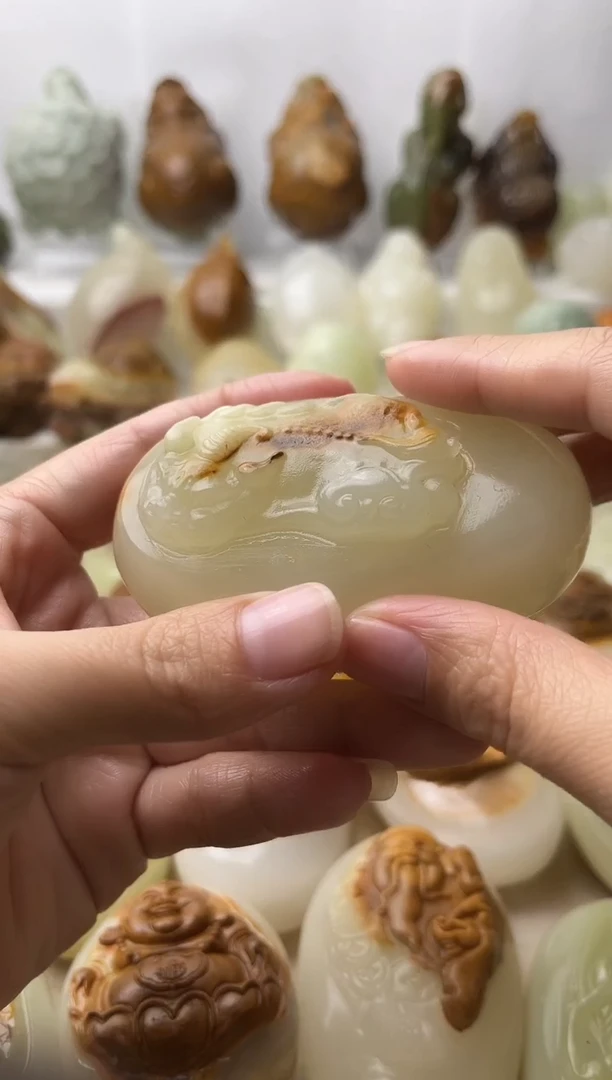 石材古青石棉纹正常不退换霸王貔貅