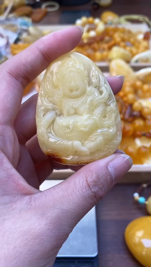 裸石琥珀未镶嵌天然琥珀蜜蜡