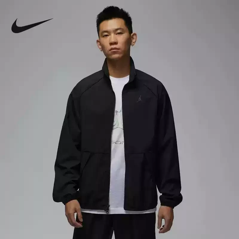 NIKE/耐克男子秋季新款JORDAN梭织立领热身运动夹克HF9886010外套