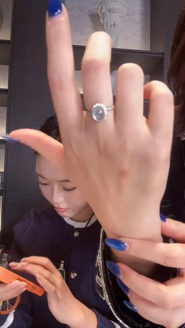 银S925镶嵌戒指翡翠戒指251116420152