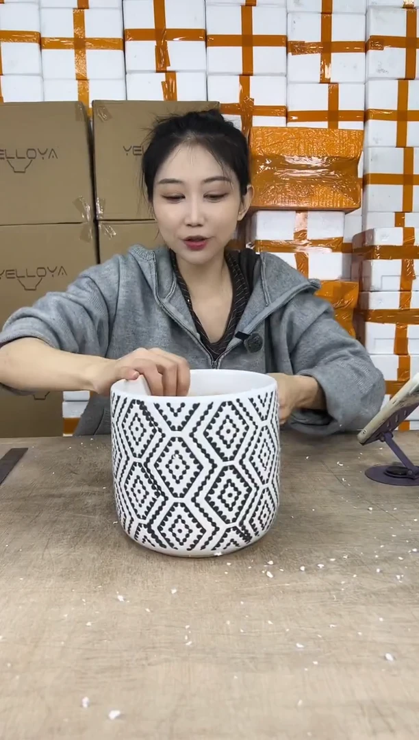 波西米亚黑白中号18x17