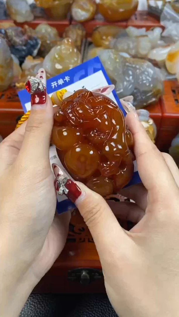 【闪购商品】玛瑙/玉髓手把未镶嵌1