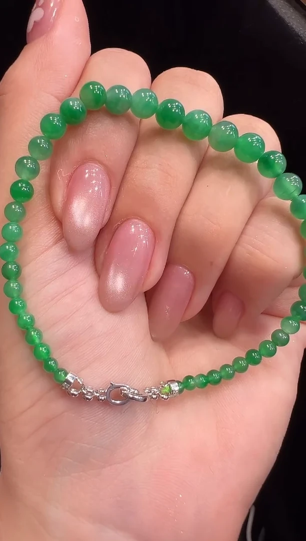未镶嵌手串翡翠手串