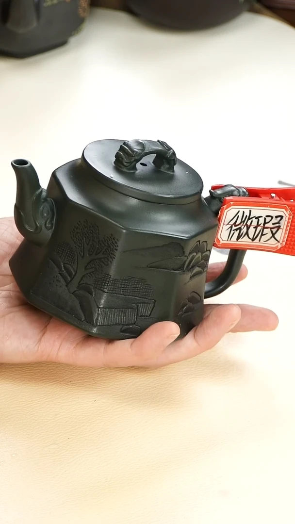 茶壶紫砂宜兴原矿紫砂孤品微瑕