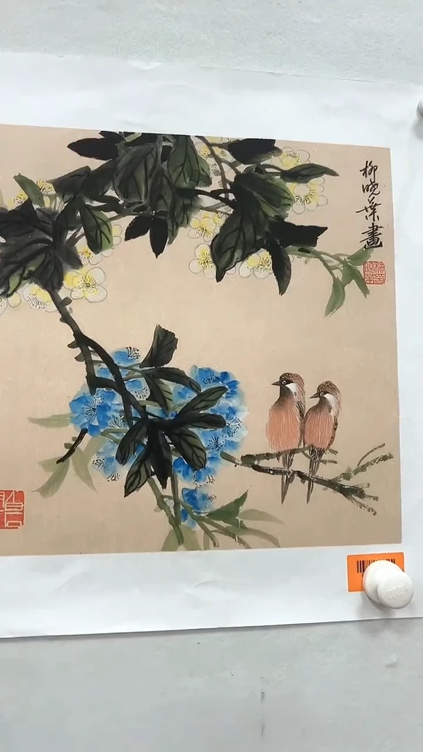 国画柳晓叶国画作品1平尺