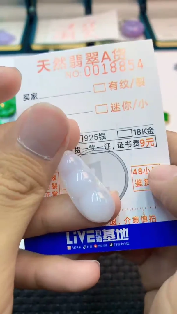 翡翠未镶嵌吊坠(不含链)             1