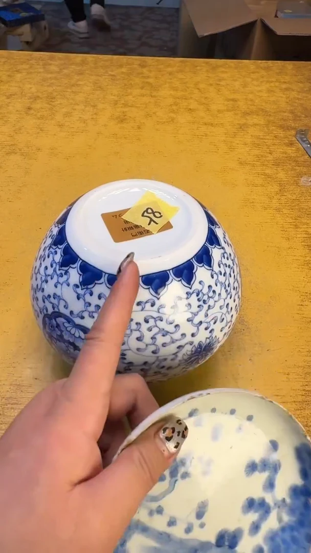 瓷器瓷器瑕疵破破85随机画片碗