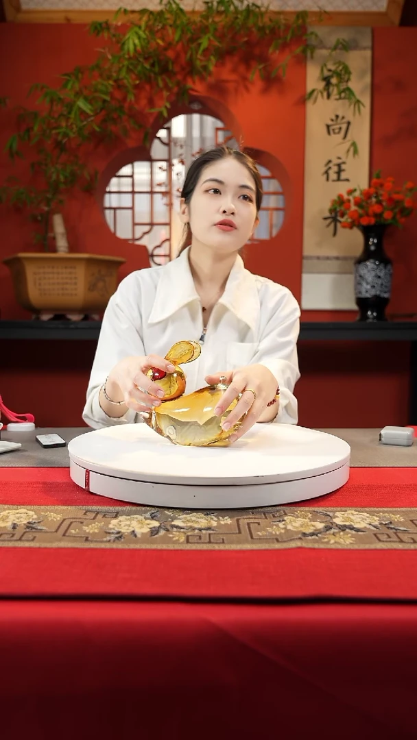 【闪购商品】琉璃手工艺品摇摇兔