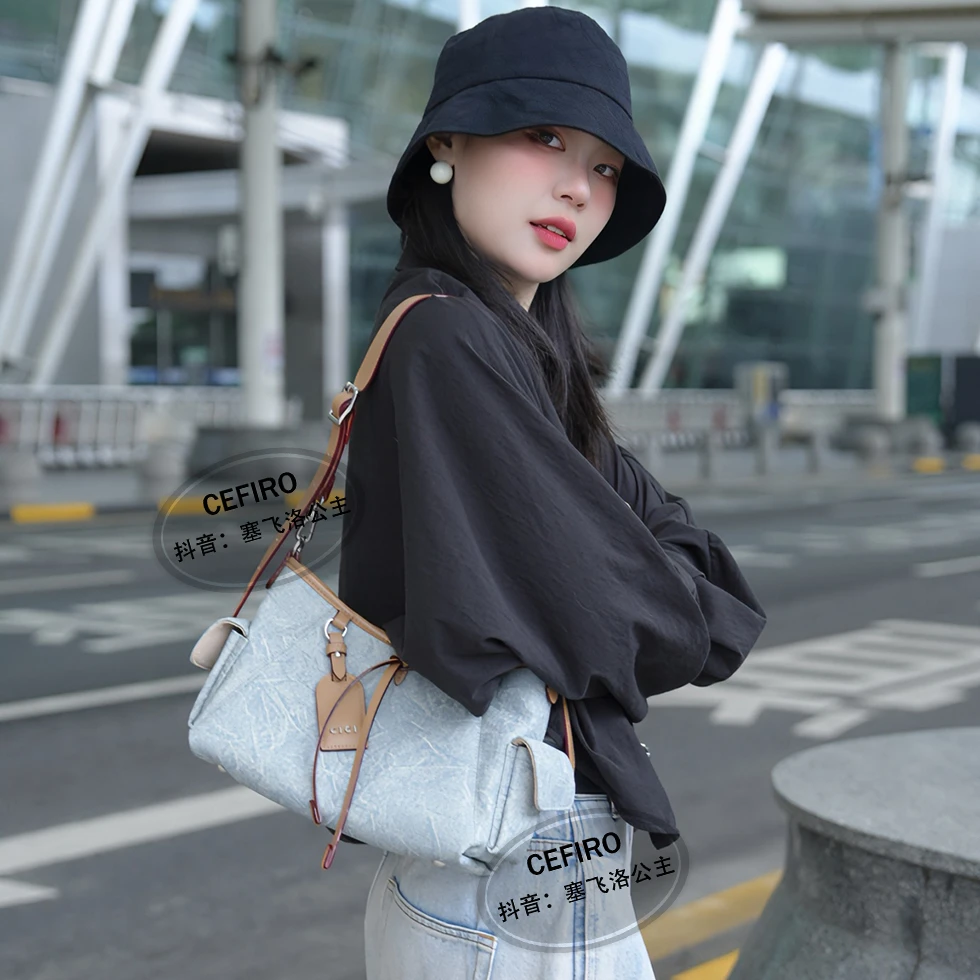 【CEFIRO · 塞飞洛】 新品上新！新款女包 WGG-1WC842 牛仔蓝