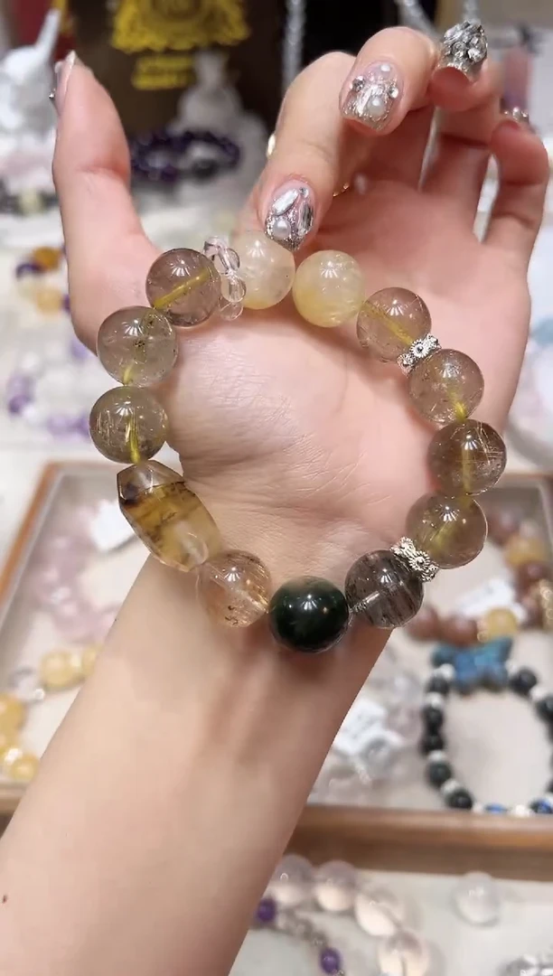 【闪购商品】水晶手链未镶嵌多样性发货发其一颜色微差【拍三单】