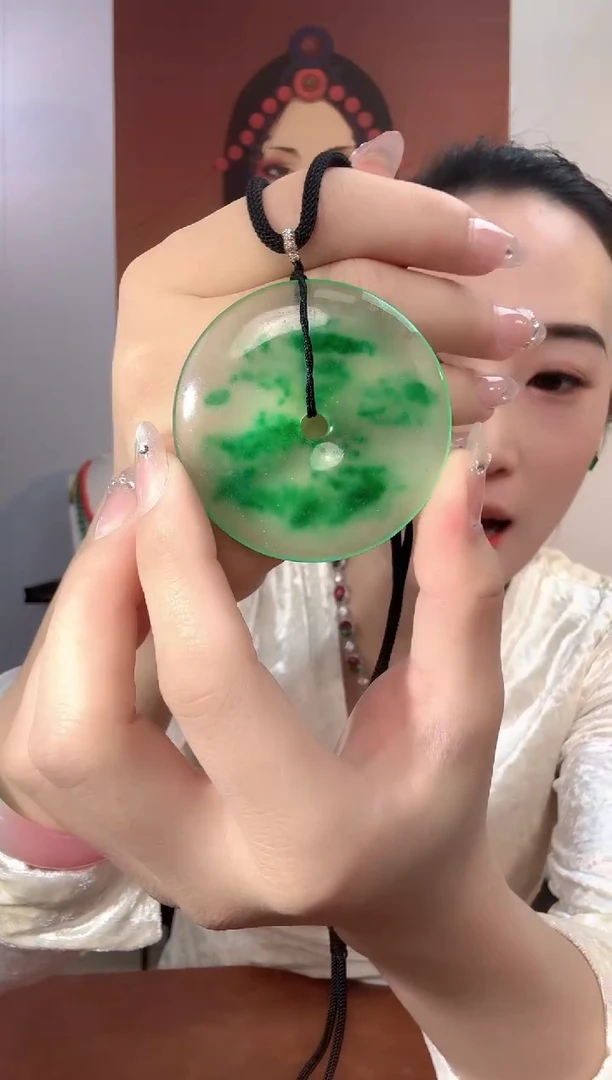 非金属无非金属无绿色 平安扣吊坠