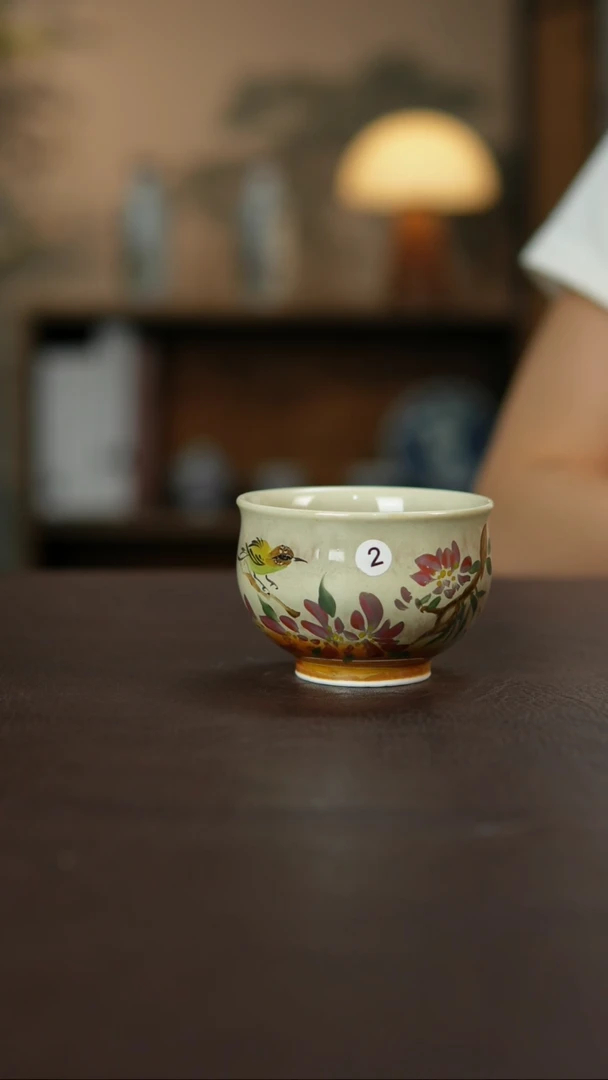 杯景德柴烧手作多人瑕疵