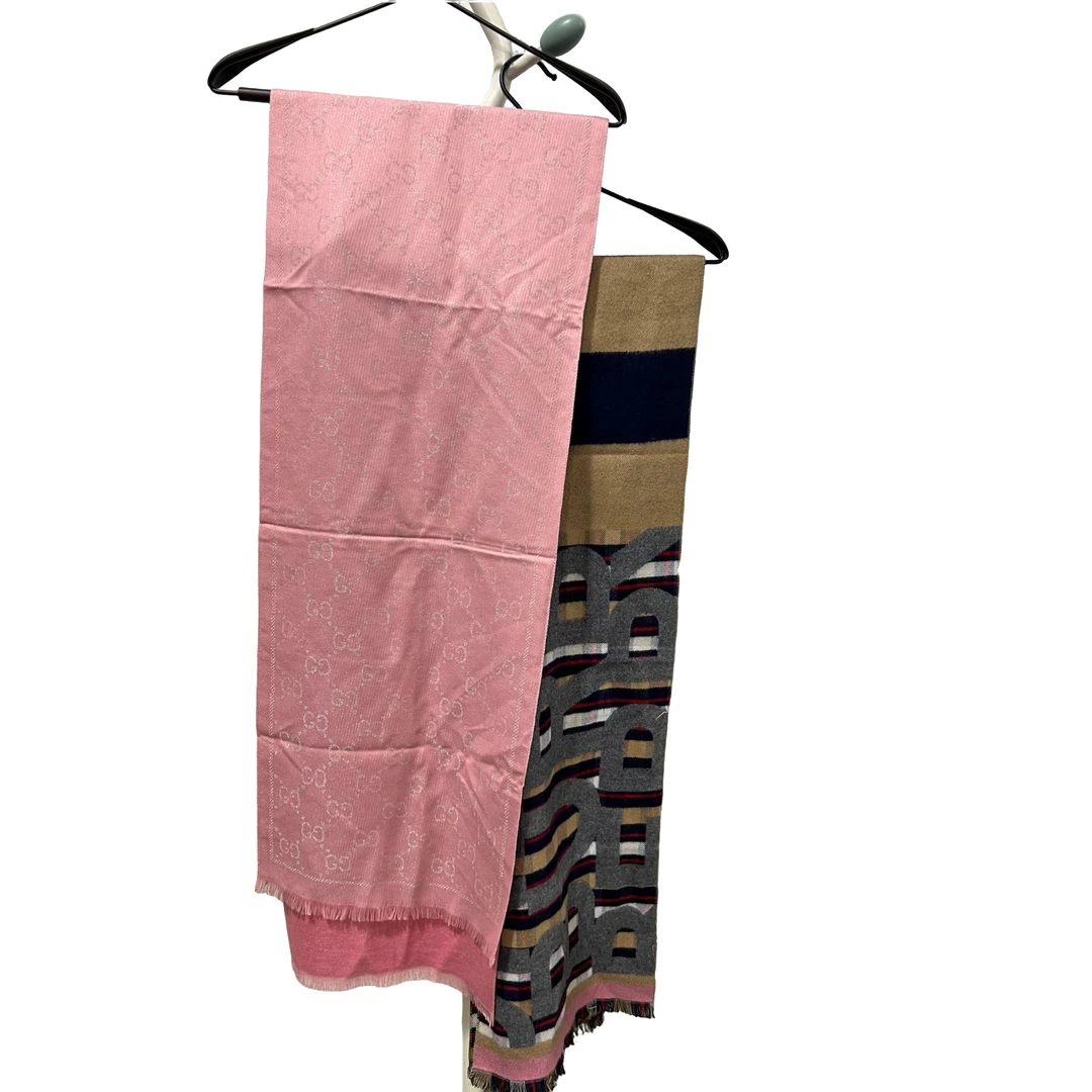 保暖冬季秋冬百搭女士加厚围脖流苏羊毛时尚围巾（颜色随机）