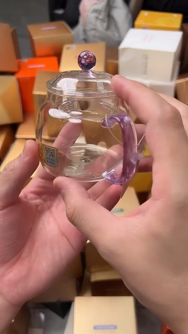 @@禾器晶彩言卿壶浅紫色