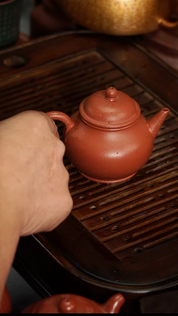 茶壶紫砂幸***！宜兴紫砂芭乐水平