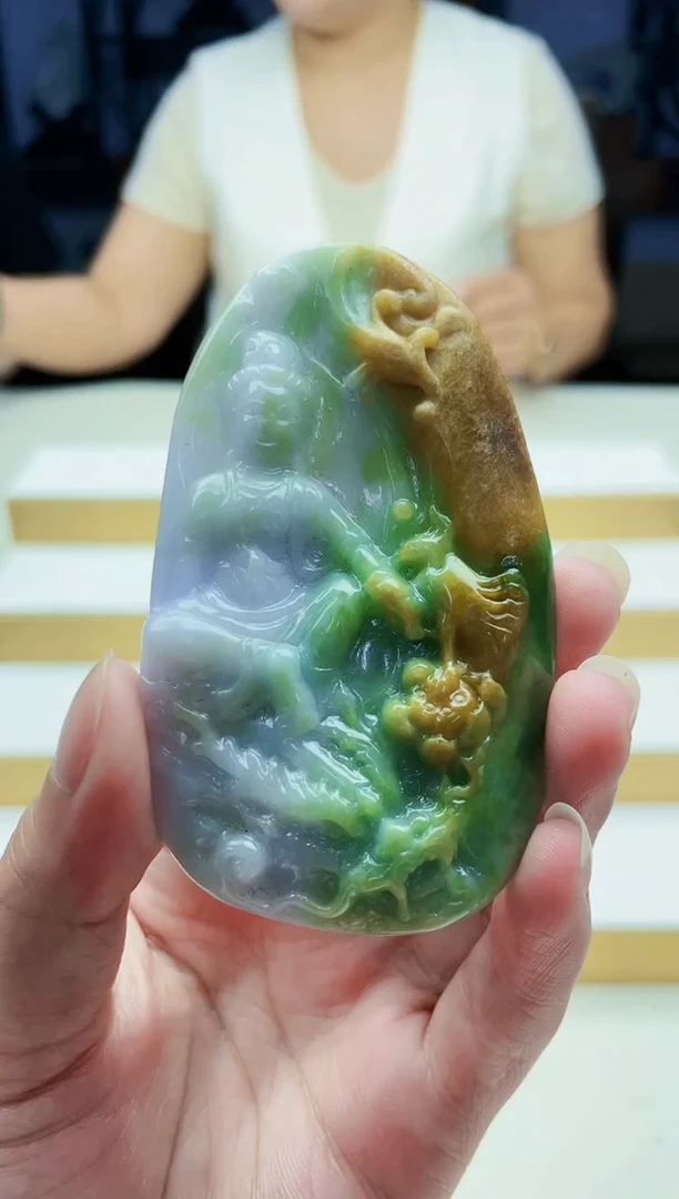 未镶嵌定制翡翠毛货09130196