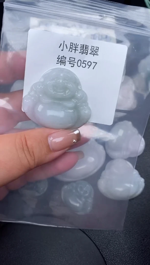 翡翠未镶嵌颈饰缅甸天然A货翡翠0597