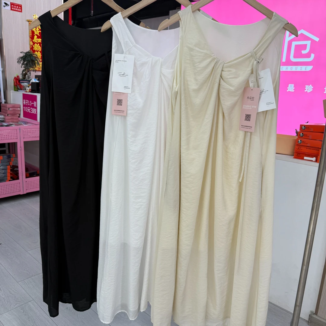 孤品清仓！直播链接！夏季套头背心常规连衣裙休闲