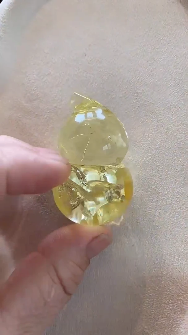琥珀颈饰未镶嵌吊坠