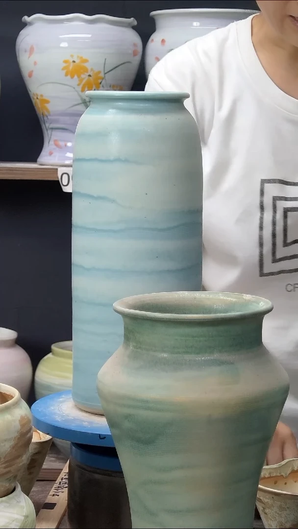 小*萄景德镇花盆默认微瑕