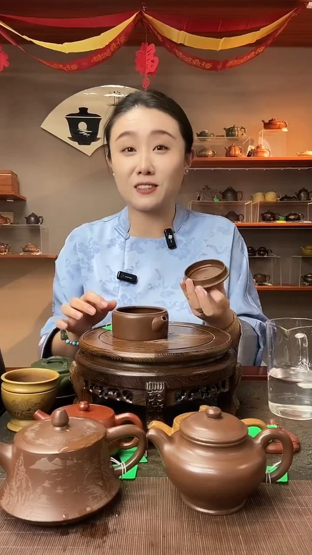 茶壶紫砂光器大口汉瓦 底槽清