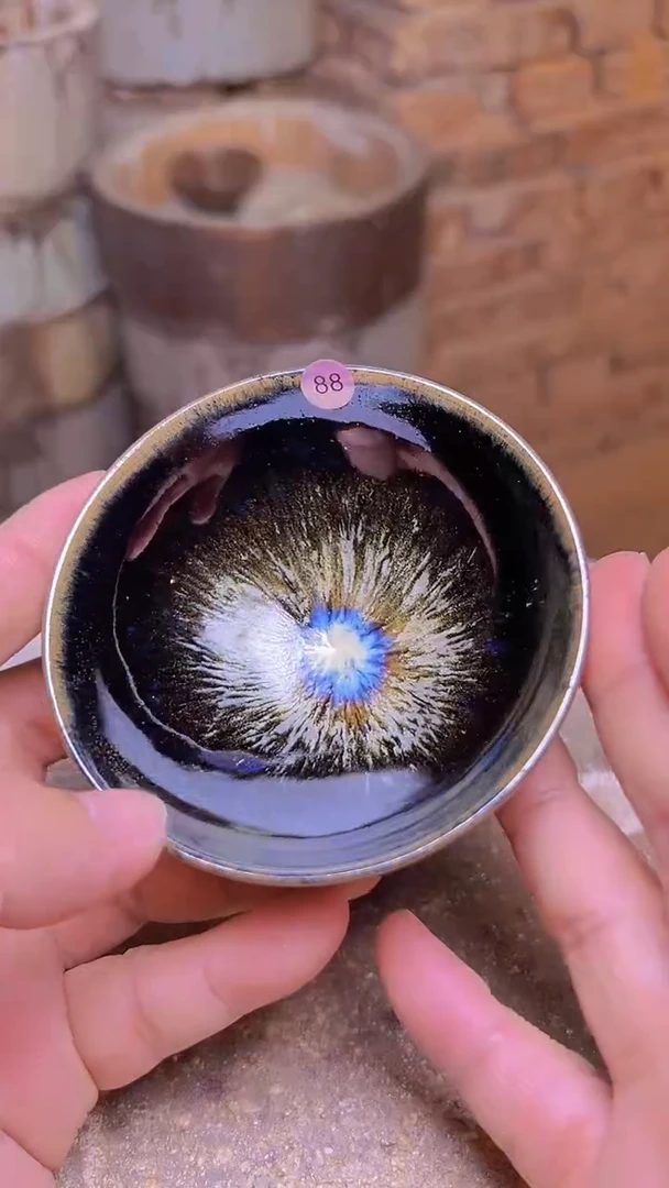 茶盏風*88柴烧建盏主人杯