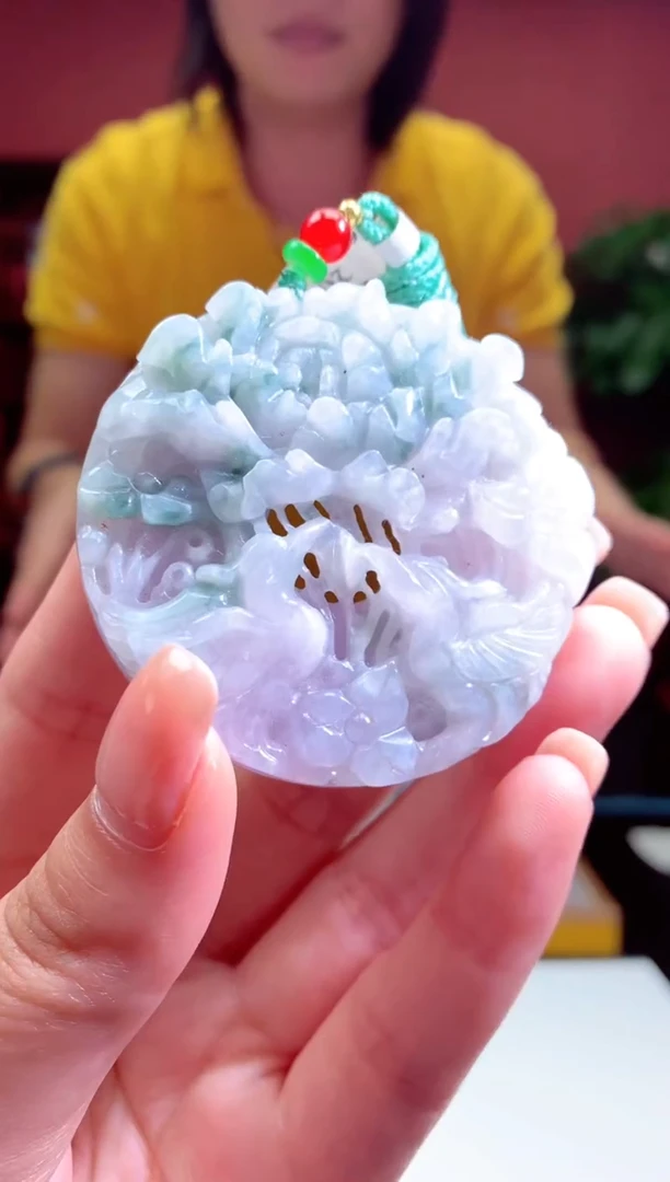 吊坠(不含链)未镶嵌翡翠天然翡翠A货25