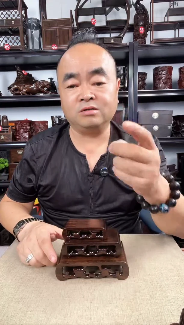 木双龙一套老李红木工艺品