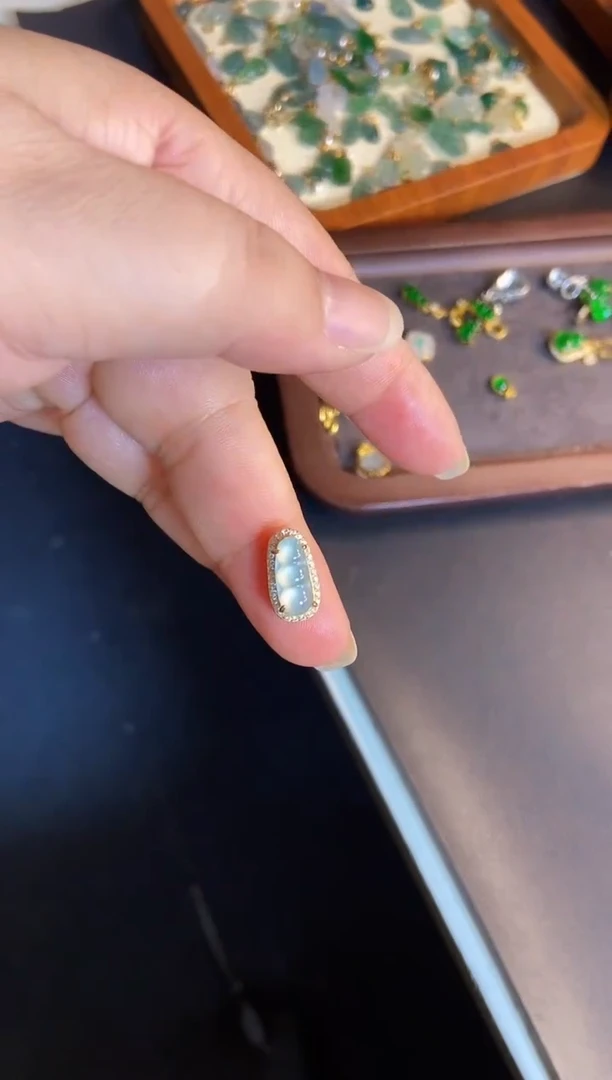 吊坠(不含链)银S925镶嵌翡翠1