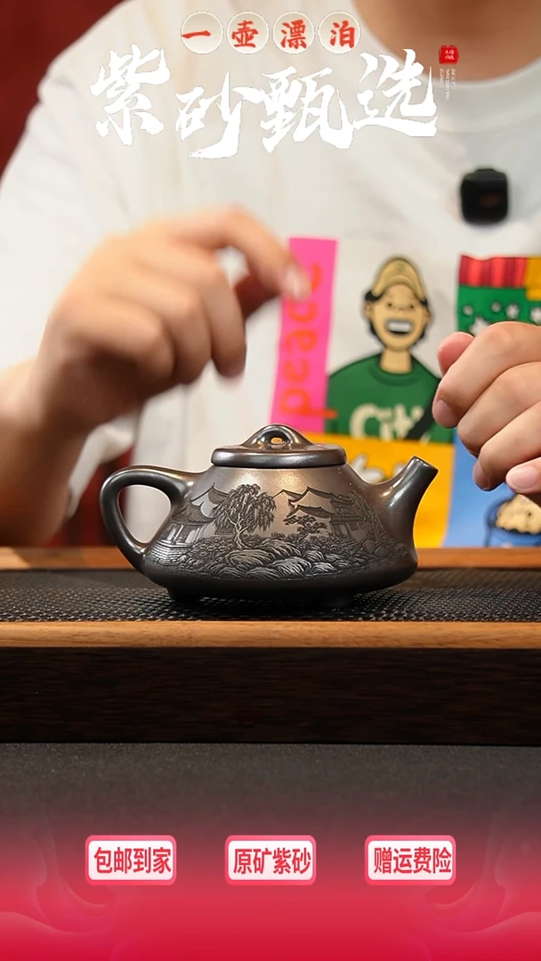 茶壶紫砂 一壶漂泊紫砂茶器-
