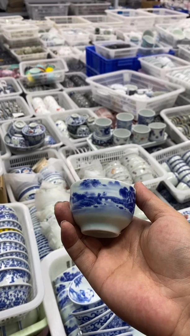 陶瓷景德陶瓷茶具容量约55