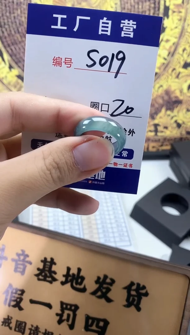未镶嵌戒指翡翠5019