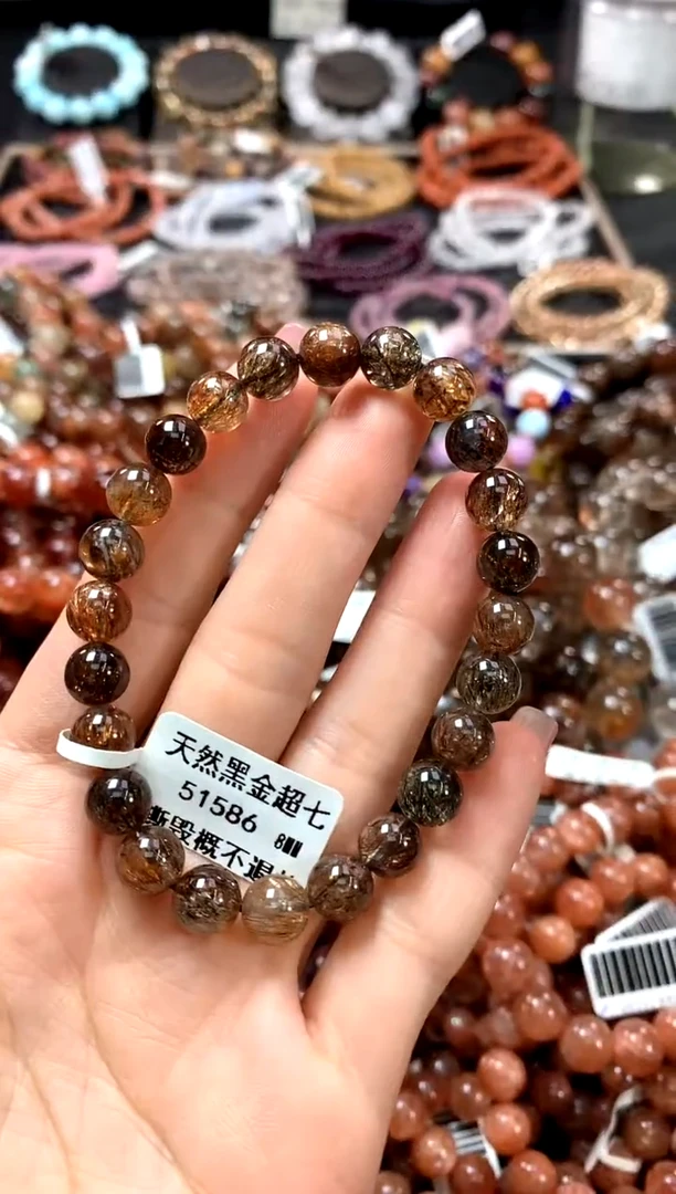 水晶珠宝半成品未镶嵌手链8********