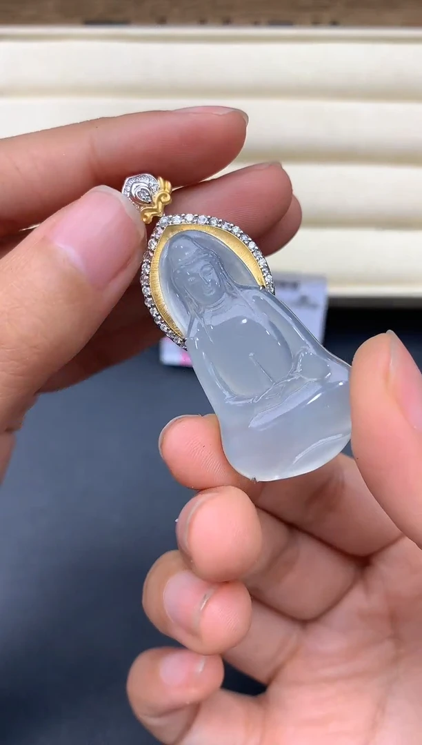 【闪购商品】翡翠颈饰18K金镶嵌324-中国好珍宝