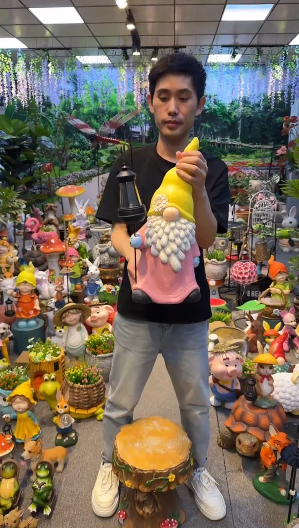 无花朵花园庭院摆件&00&