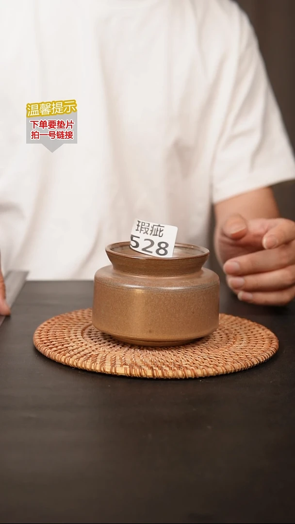 瓷片景德镇泥泥花盆瑕疵