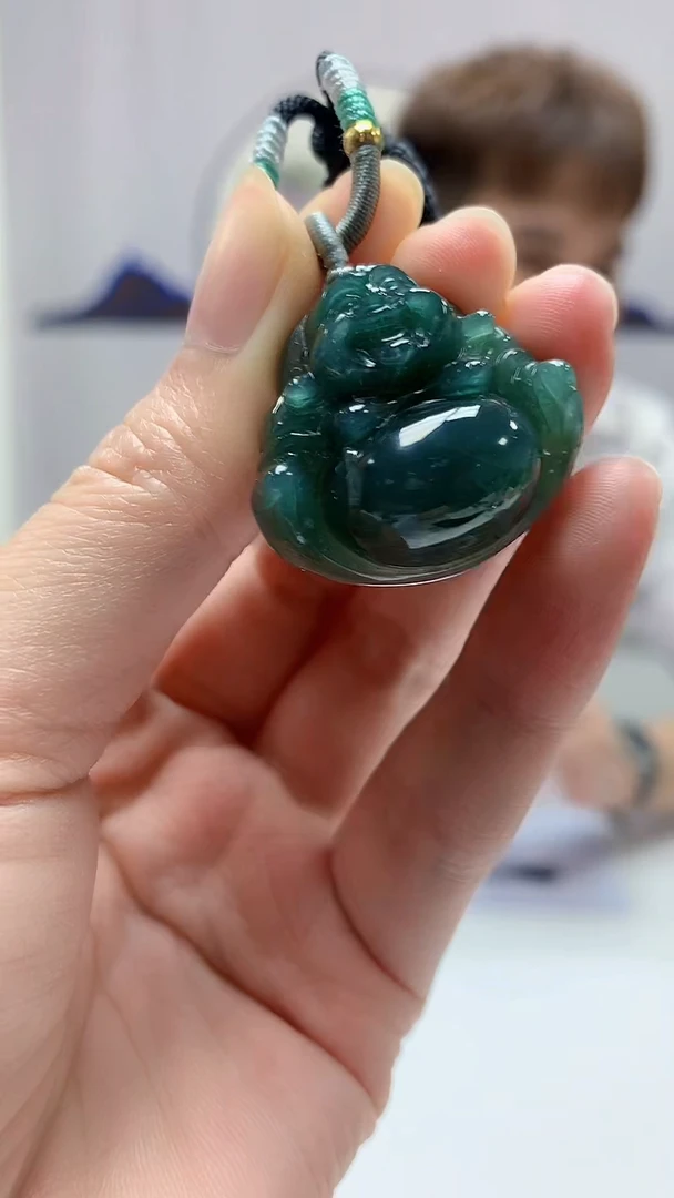 【闪购商品】翡翠颈饰未镶嵌4902zm-JJ挂件1