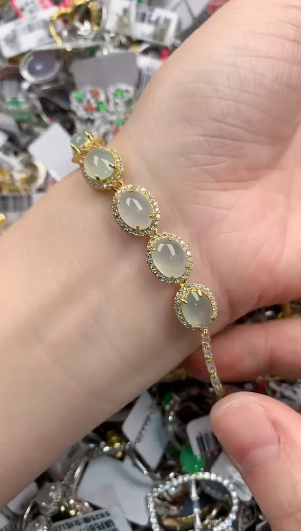 银S925镶嵌戒指翡翠101010-----3