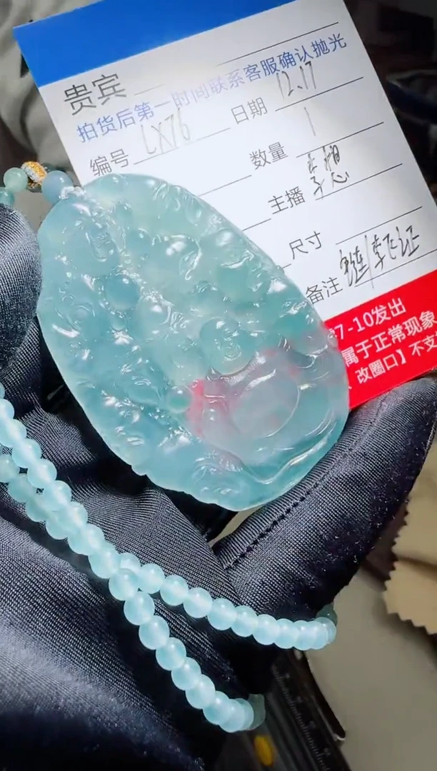 未镶嵌定制翡翠LX76翡翠吊坠赠珠链-多样性发其一