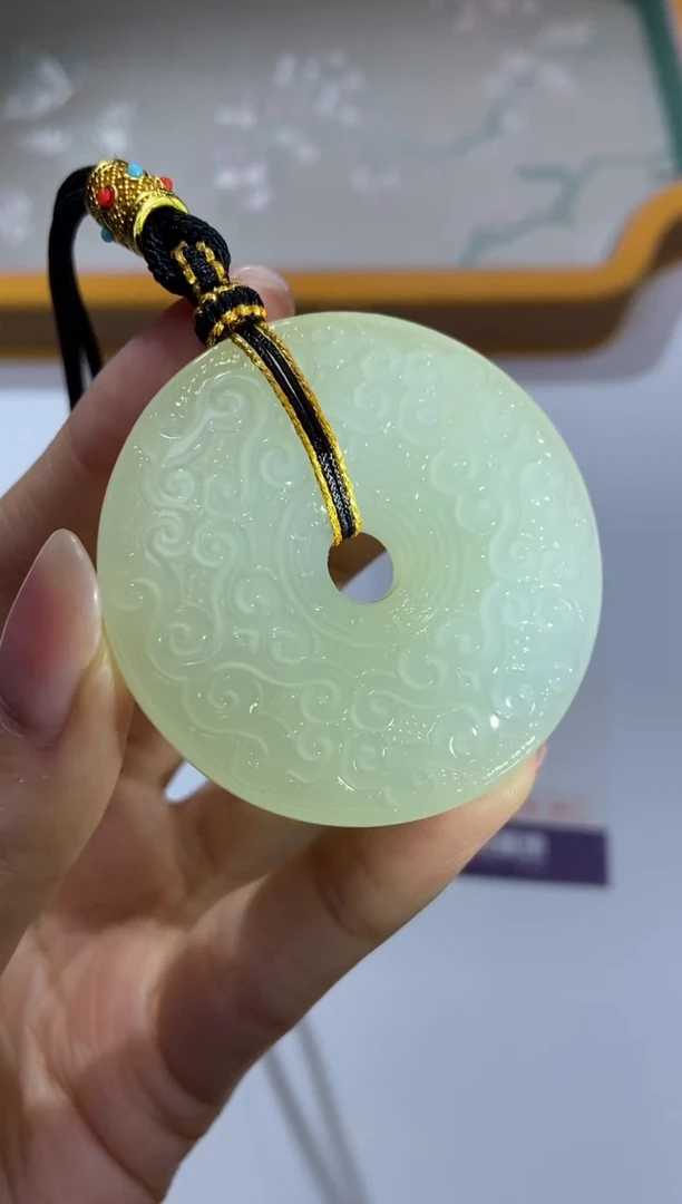 未镶嵌和田玉挂件372413/平安扣   多样性一件发