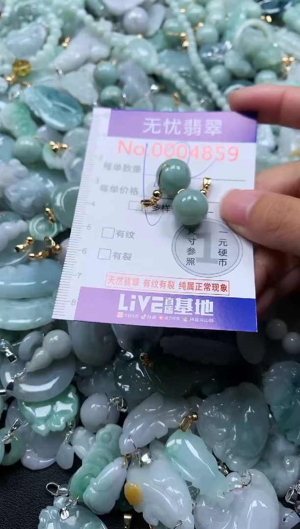 颈饰未镶嵌翡翠4859