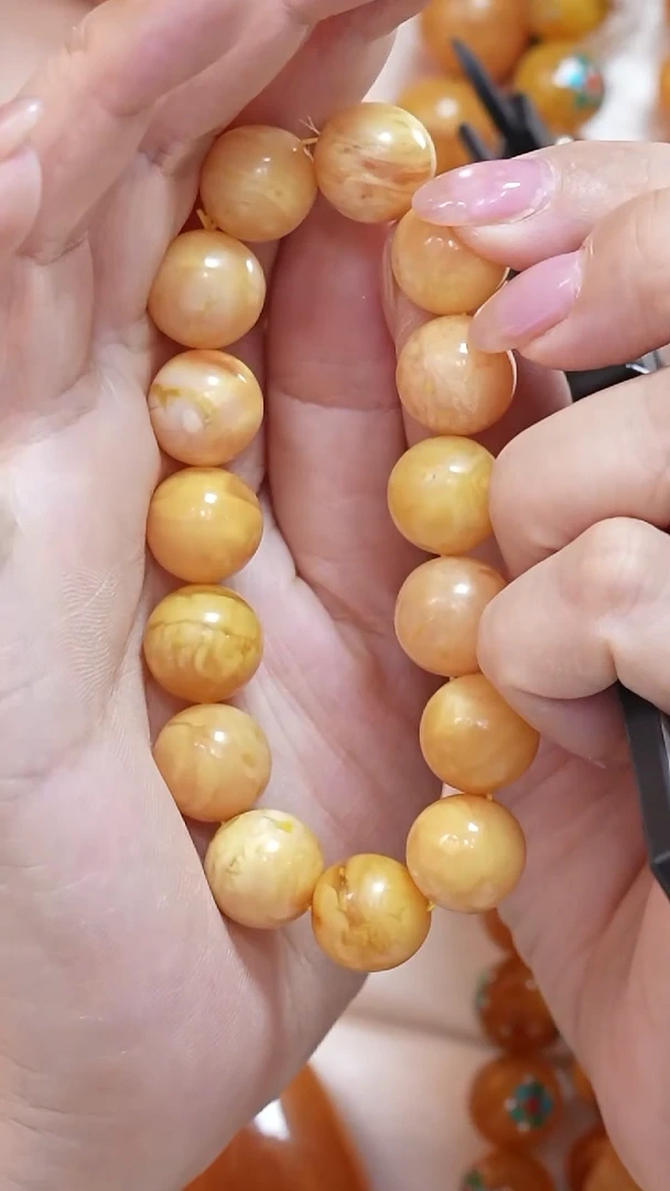 蜜蜡颈饰未镶嵌8362天然蜜蜡珠宝奇石云端妖孽全部保真