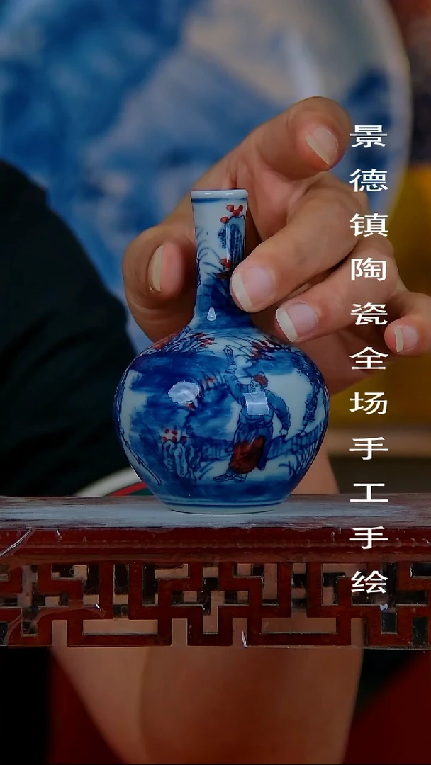 摆件景德镇陶瓷 全场手工手绘