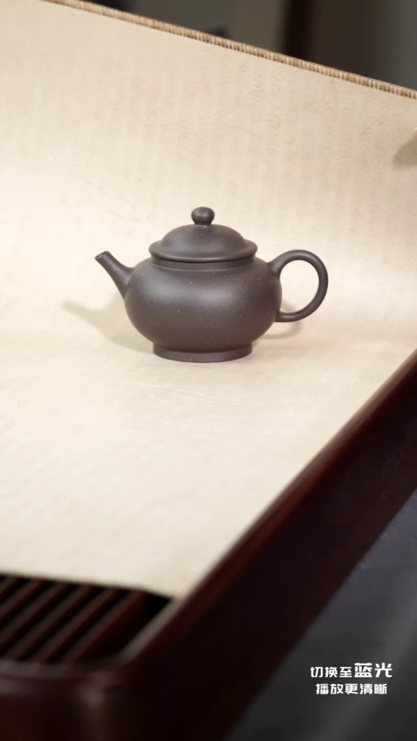 茶壶紫砂 平步青云-青灰泥-100CC
