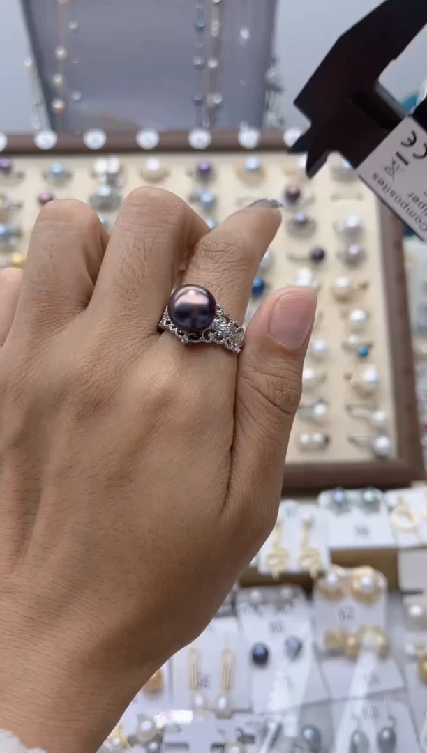 【闪购商品】淡水珍珠戒指合金58