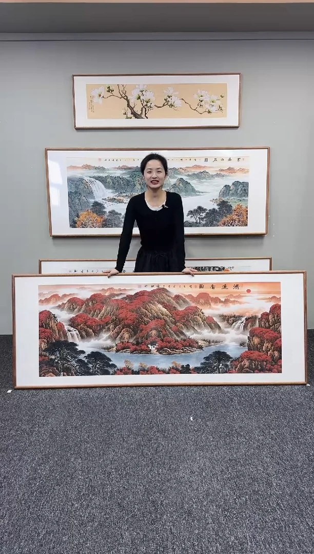 国画鸿运当头210*80