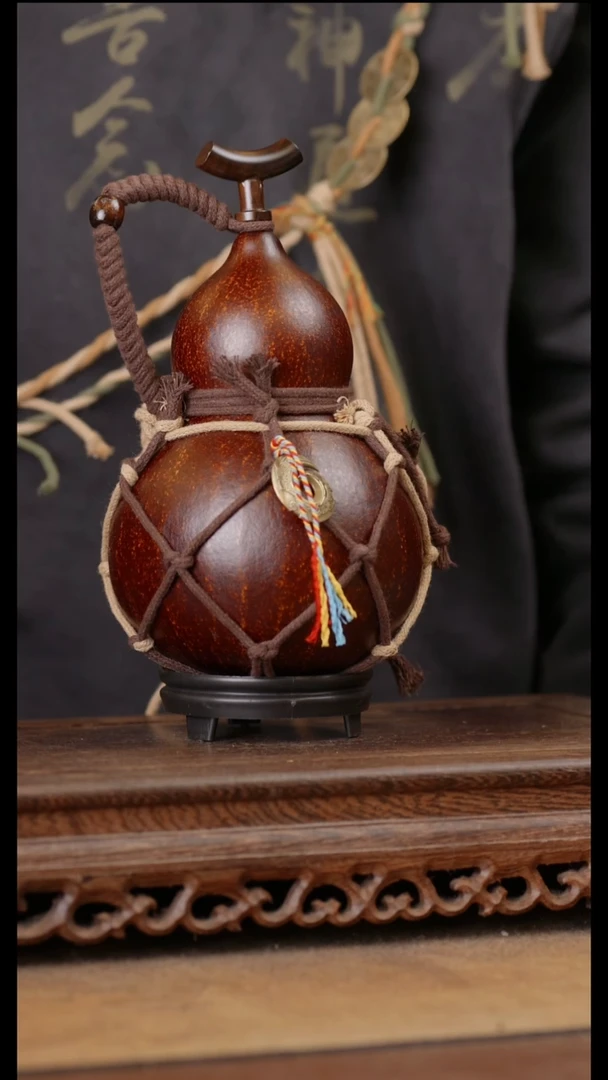 35号精品天然大漆酒葫芦一物一拍~