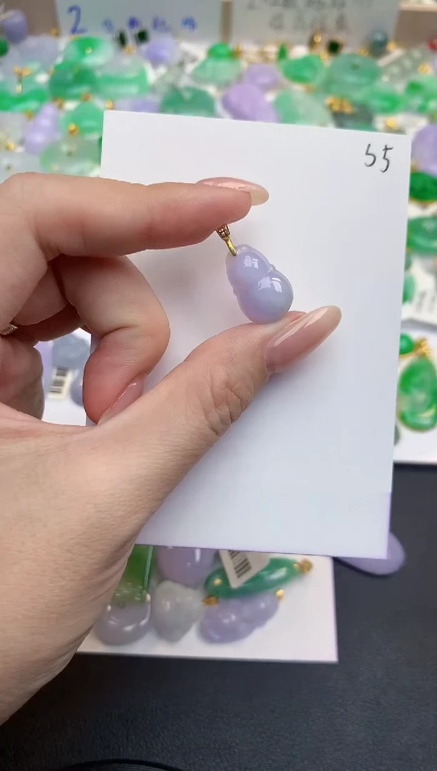 颈饰未镶嵌翡翠天然缅甸A货翡翠