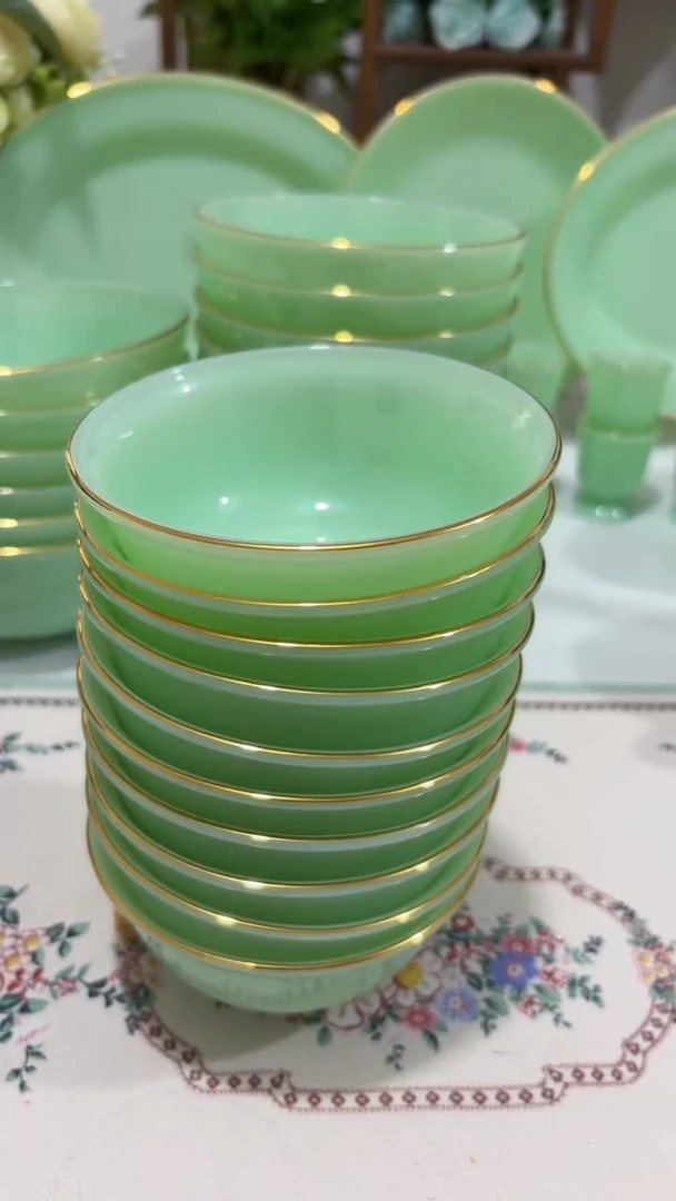 4.5英寸玉瓷碗10个口径11.5厘米