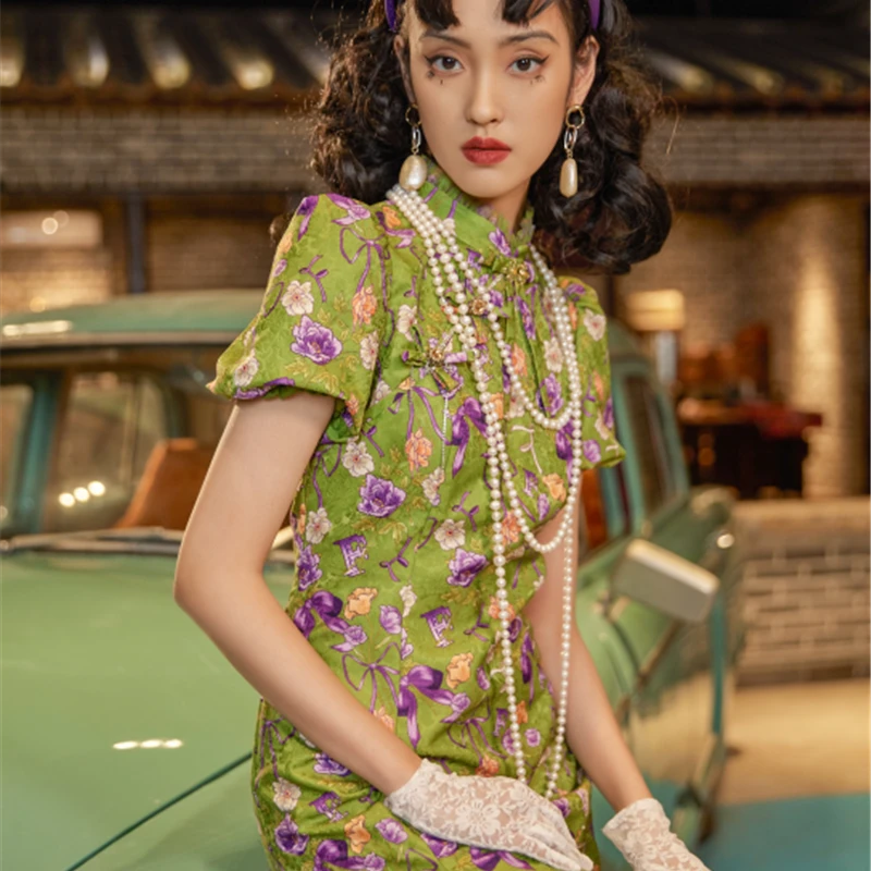 【媛媛女王专享】新款时尚气质旗袍FFEL8111013